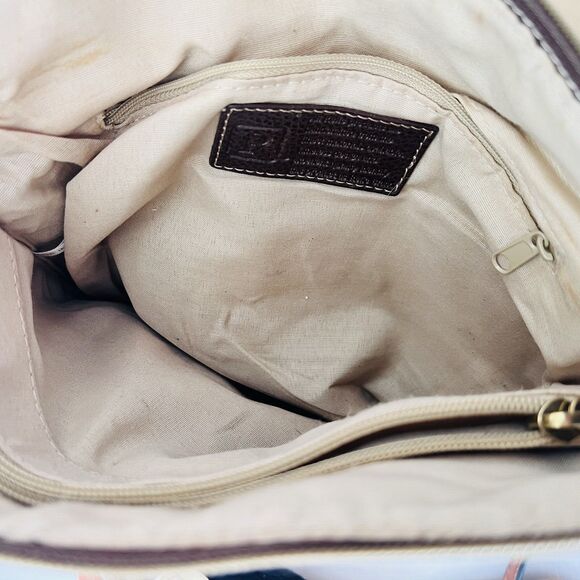 Cott N Curls Blue & Beige Butterfly Tote Bag - Picture 6 of 7